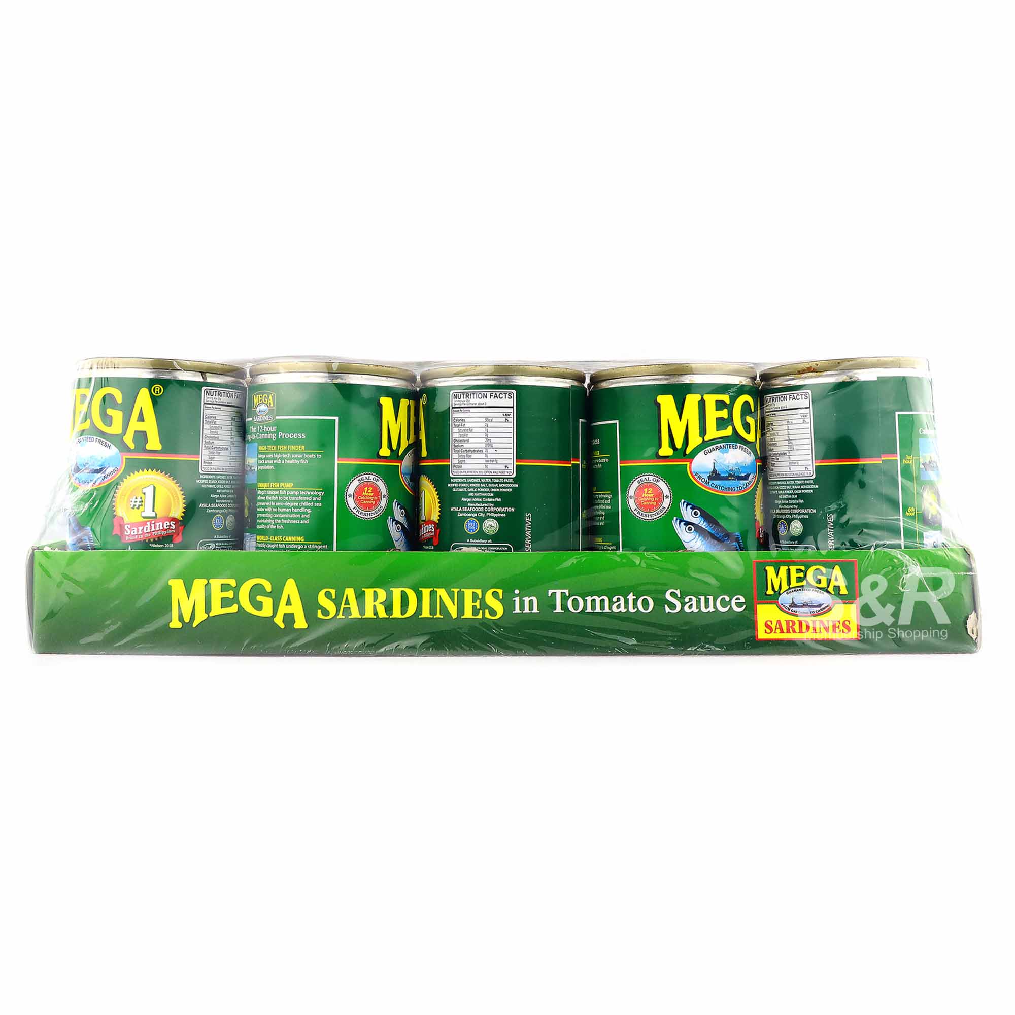 Mega Sardines in Tomato Sauce 10 cans Mega Sardines in Tomato Sauce 10 cans